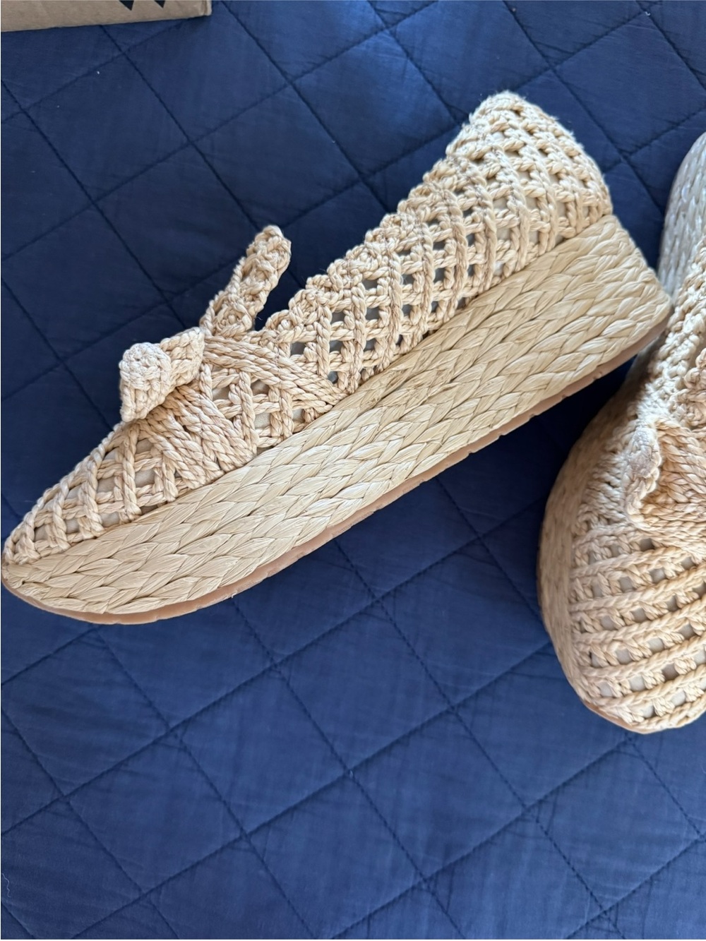 Dolce Vita Jaka Espadrille Wedge - Natural Tan Sz 9 - Picture 6 of 6
